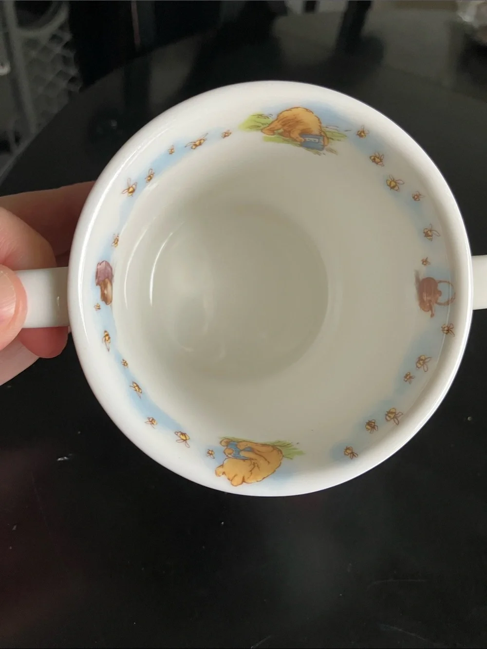 Royal Doulton Children's Two-Handled Mug - Pink, Cream, Blue
